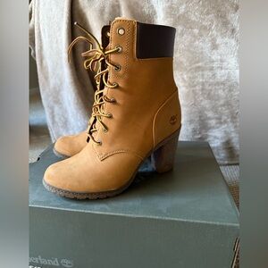 Timberland Glancy 3 1/2" half block heel boot